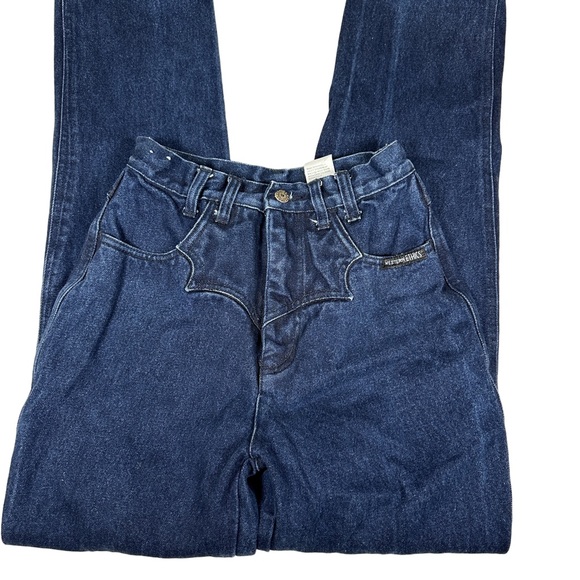 Western Ethics Denim - Western Ethics vintage dark wash high rise vintage Jeans 90s cowgirl bareback
